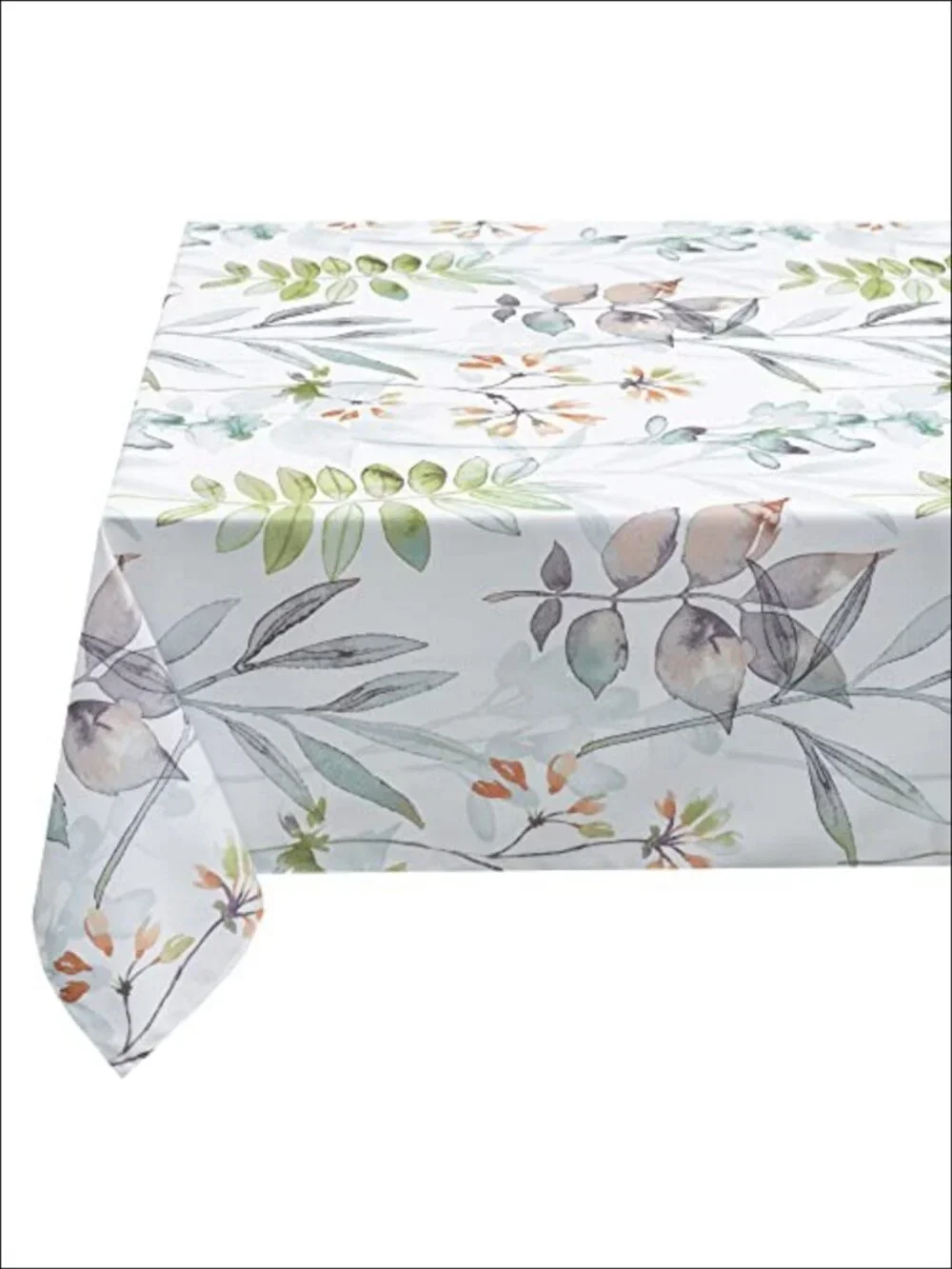 Spill Resistant Polyester Tablecloth 60x84 Rectangular for Indoor Outdoor Dining